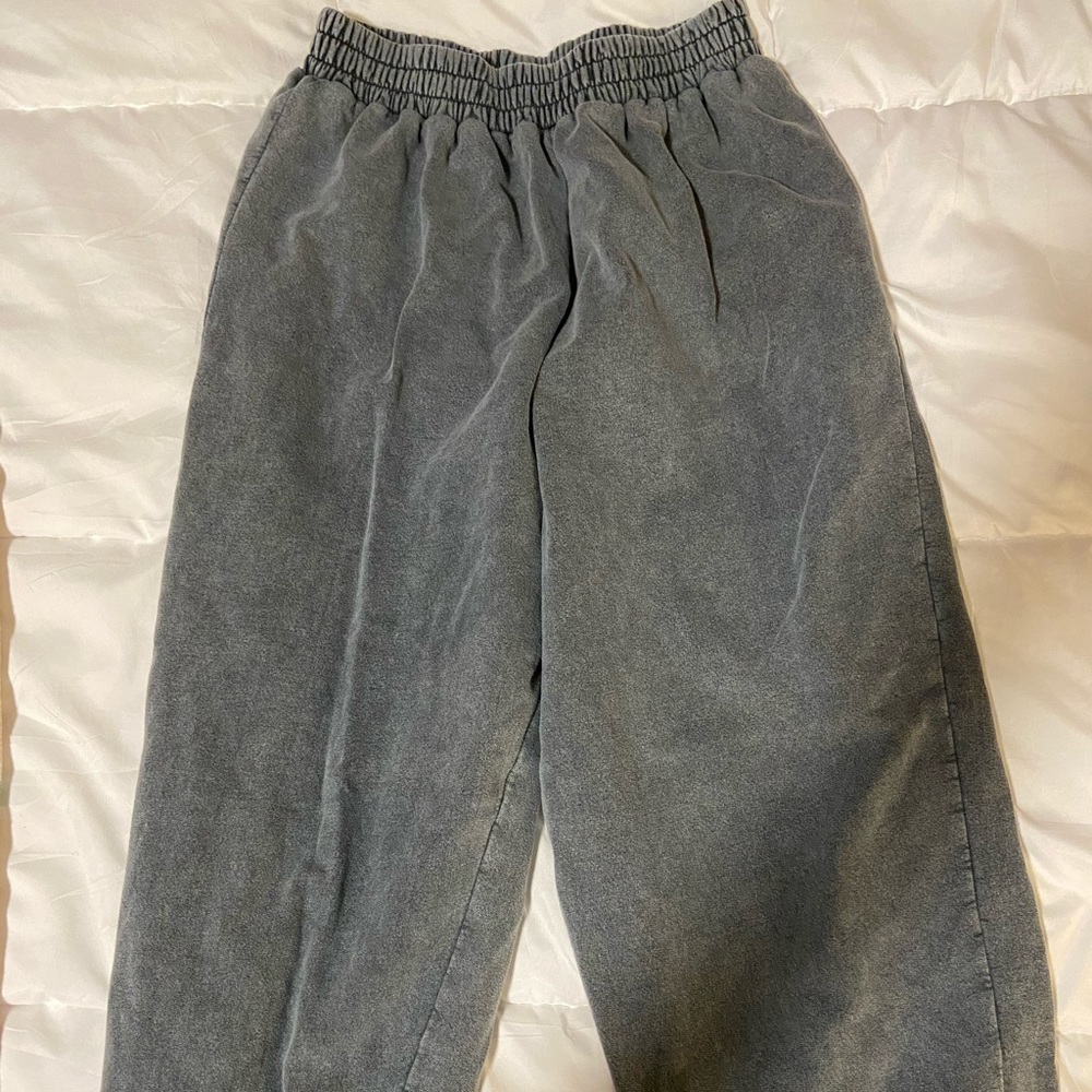 Acid wash sweatpants